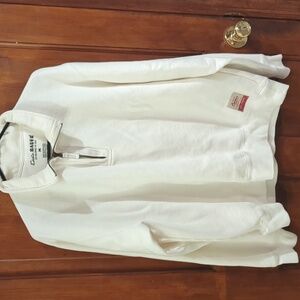 Mens White Sweat Shirt Size Medium